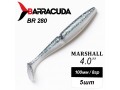 Силиконовая приманка Marshall 4.0" (100мм) - 5шт, цвет BR280
