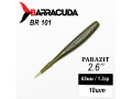 Силиконовая приманка Parazit 2.6" (65мм) - 10шт, цвет BR101