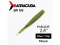 Силиконовая приманка Parazit 2.6" (65мм) - 10шт, цвет BR105