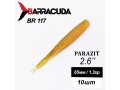 Силиконовая приманка Parazit 2.6" (65мм) - 10шт, цвет BR117