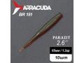 Силиконовая приманка Parazit 2.6" (65мм) - 10шт, цвет BR151