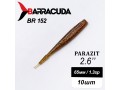 Силиконовая приманка Parazit 2.6" (65мм) - 10шт, цвет BR152