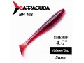 Силиконовая приманка Sherif 4.0" (100мм) - 5шт, цвет BR102