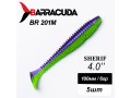 Силиконовая приманка Sherif 4.0" (100мм) - 5шт, цвет BR201M