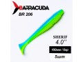 Силиконовая приманка Sherif 4.0" (100мм) - 5шт, цвет BR206