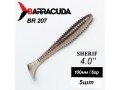 Силиконовая приманка Sherif 4.0" (100мм) - 5шт, цвет BR207