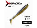 Силиконовая приманка Sherif 4.0" (100мм) - 5шт, цвет BR212