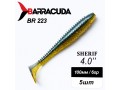 Силиконовая приманка Sherif 4.0" (100мм) - 5шт, цвет BR223