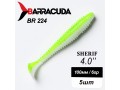 Силиконовая приманка Sherif 4.0" (100мм) - 5шт, цвет BR224