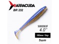 Силиконовая приманка Sherif 4.0" (100мм) - 5шт, цвет BR232