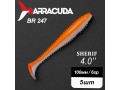 Силиконовая приманка Sherif 4.0" (100мм) - 5шт, цвет BR247