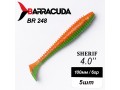 Силиконовая приманка Sherif 4.0" (100мм) - 5шт, цвет BR248