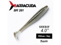 Силиконовая приманка Sherif 4.0" (100мм) - 5шт, цвет BR261