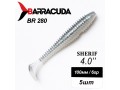 Силиконовая приманка Sherif 4.0" (100мм) - 5шт, цвет BR280