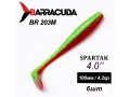Силиконовая приманка Spartak 4.0" (100мм) - 6шт, цвет BR203M