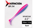 Силиконовая приманка Spartak 4.0" (100мм) - 6шт, цвет BR214