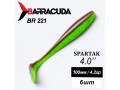 Силиконовая приманка Spartak 4.0" (100мм) - 6шт, цвет BR221