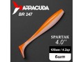 Силиконовая приманка Spartak 4.0" (100мм) - 6шт, цвет BR247