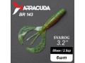 Силиконовая приманка Svarog 3.2" (80мм) - 6шт, цвет BR143