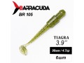 Силиконовая приманка Tiagra 3.9" (98мм) - 6шт, цвет BR105
