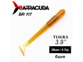 Силиконовая приманка Tiagra 3.9" (98мм) - 6шт, цвет BR117