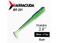 Силиконовая приманка Tiagra 3.9" (98мм) - 6шт, цвет BR201
