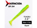 Силиконовая приманка Tiagra 3.9" (98мм) - 6шт, цвет BR204