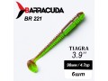 Силиконовая приманка Tiagra 3.9" (98мм) - 6шт, цвет BR221