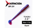 Силиконовая приманка Tiagra 3.9" (98мм) - 6шт, цвет BR231