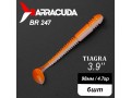 Силиконовая приманка Tiagra 3.9" (98мм) - 6шт, цвет BR247