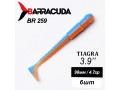 Силиконовая приманка Tiagra 3.9" (98мм) - 6шт, цвет BR259