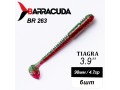 Силиконовая приманка Tiagra 3.9" (98мм) - 6шт, цвет BR263