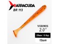 Силиконовая приманка Виброхвост Vermis 2.0" (50мм) - 12шт, цвет BR113